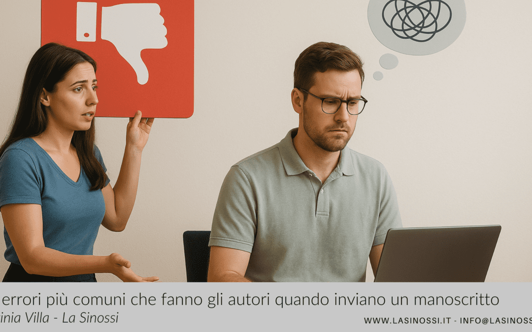 Gli errori più comuni che fanno gli autori quando inviano un manoscritto