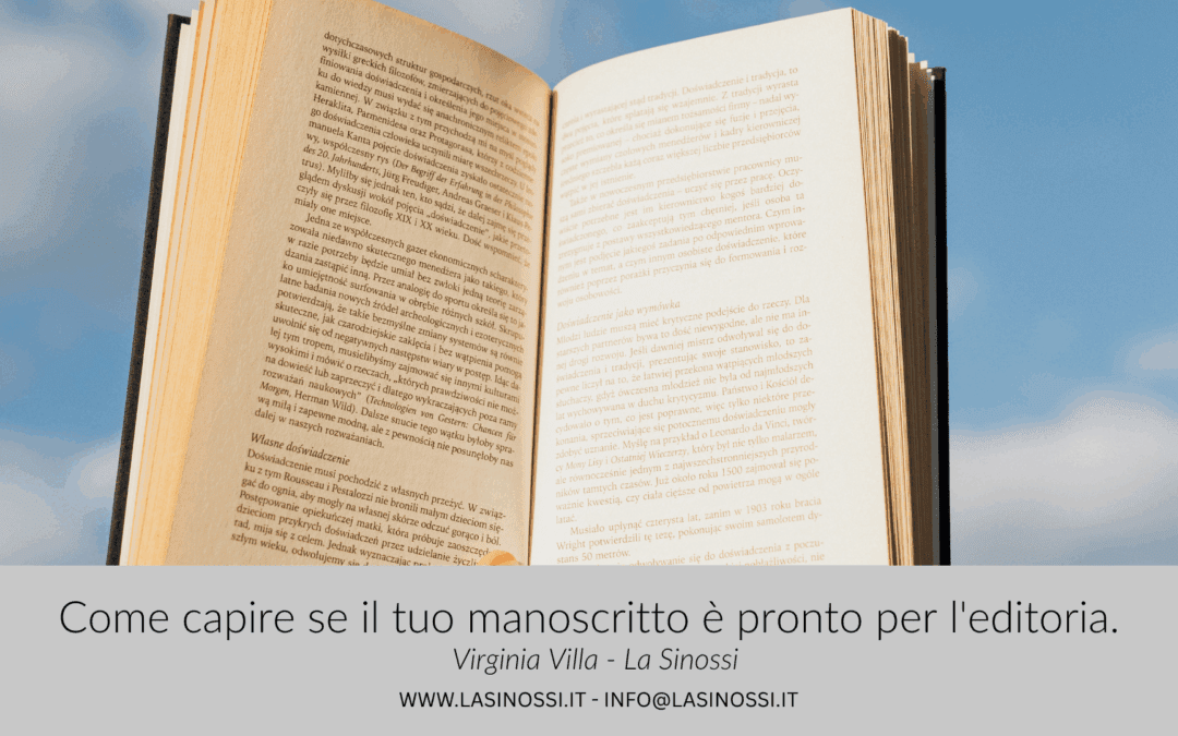 Come capire se il tuo manoscritto è pronto per l’editoria