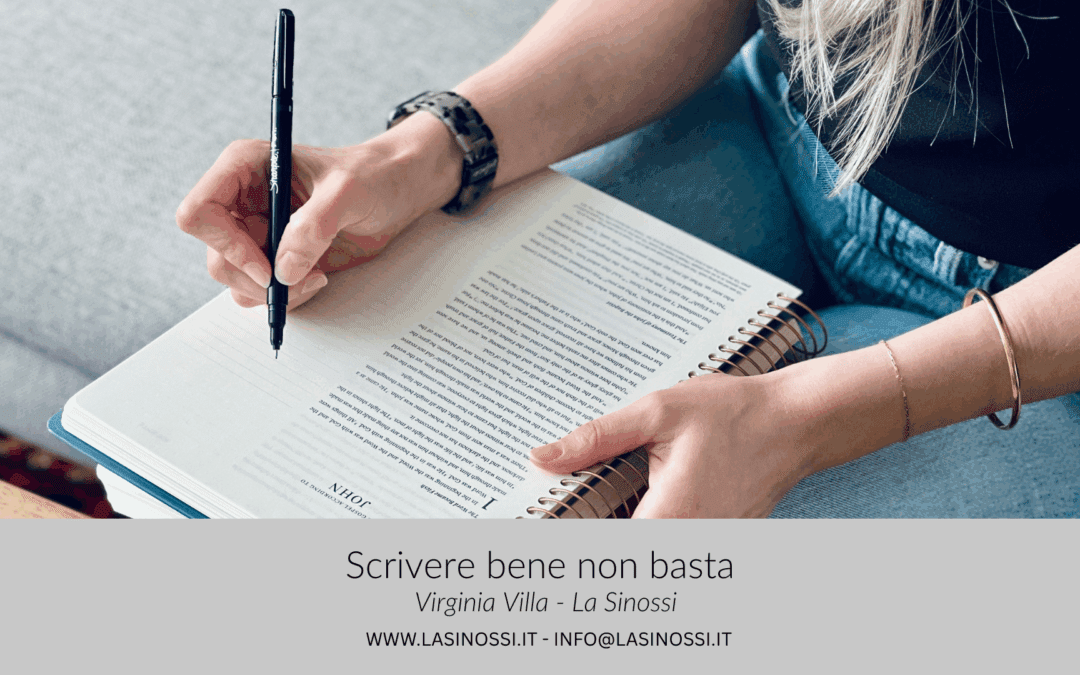Scrivere bene non basta